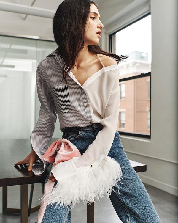 hellessy Gemini Shirt Stripe/Ecru