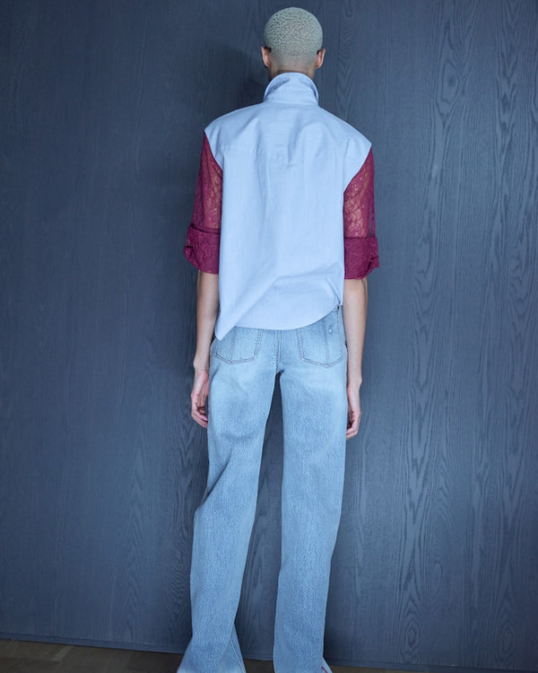 Hellessy Halcyon Shirt Blue Bordeaux