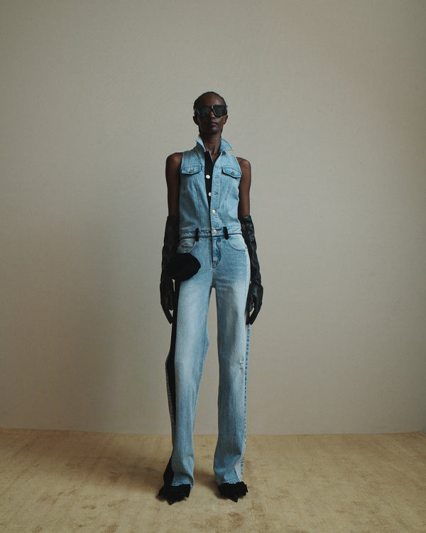 Hellessy Hiro Jumpsuit Medium Wash