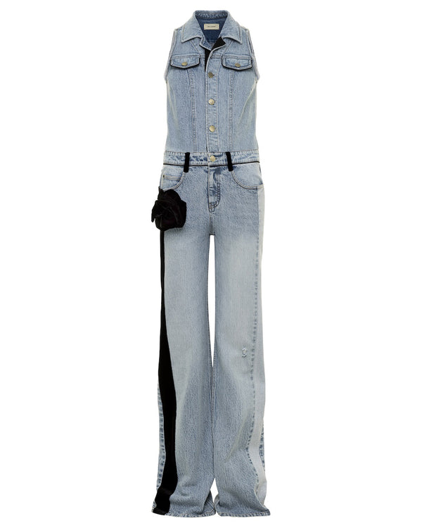 hellessy Hiro Jumpsuit Medium Wash