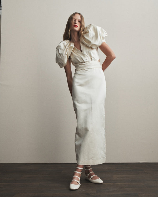 Hellessy Indya Dress Ivory