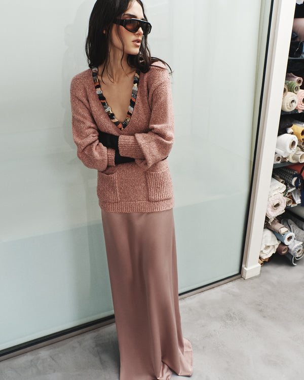 hellessy Ingie Dress Rose/Truffle