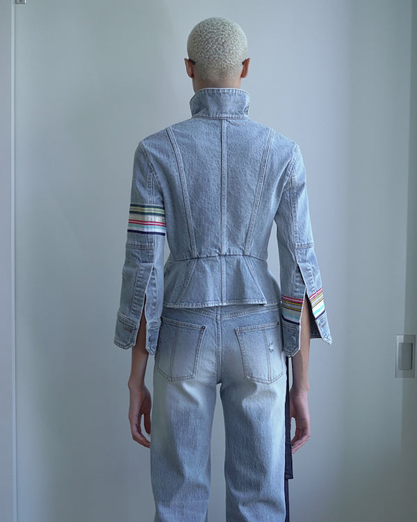 Hellessy Kai Jean Jacket Medium Wash