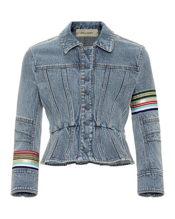 hellessy Kai Jean Jacket Medium Wash