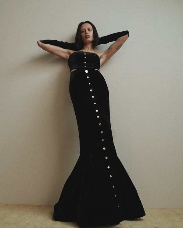 Hellessy Linda Gown Black