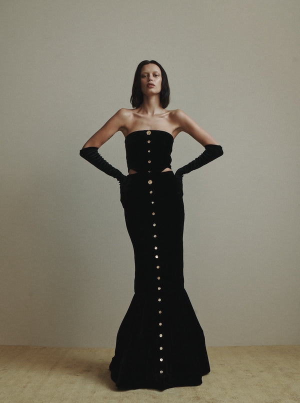 Hellessy Linda Gown Black