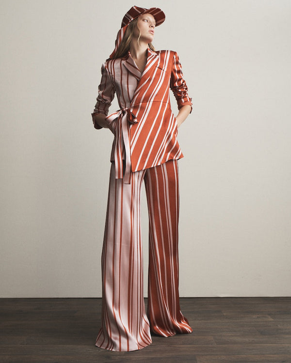 Hellessy Luc Pants Brick Stripe