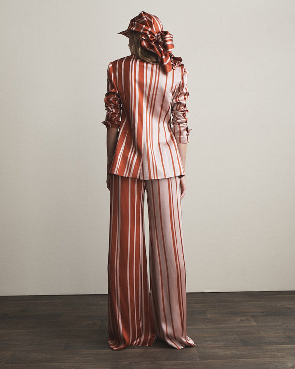 Hellessy Luc Pants Brick Stripe