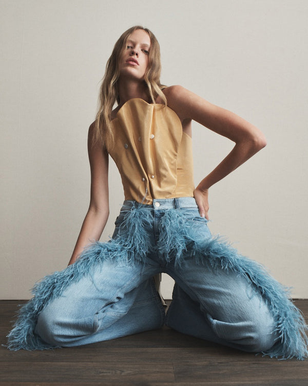 Hellessy Luis Bustier Medium Wash