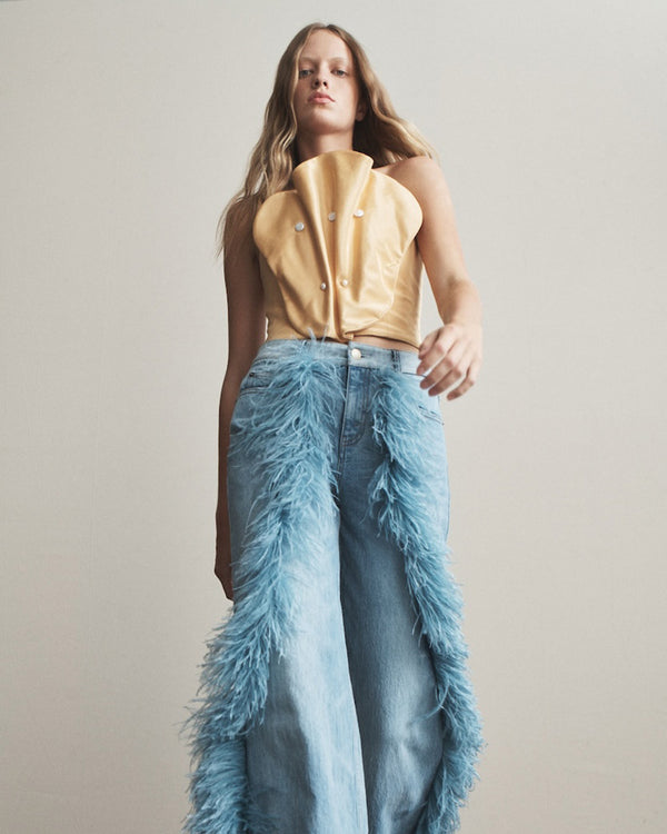 Hellessy Luis Bustier Medium Wash