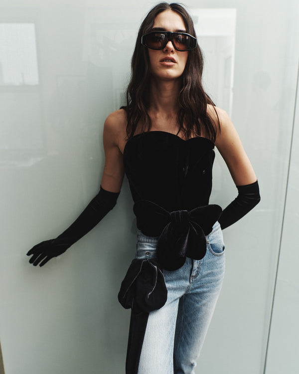 hellessy Luz Bustier Navy