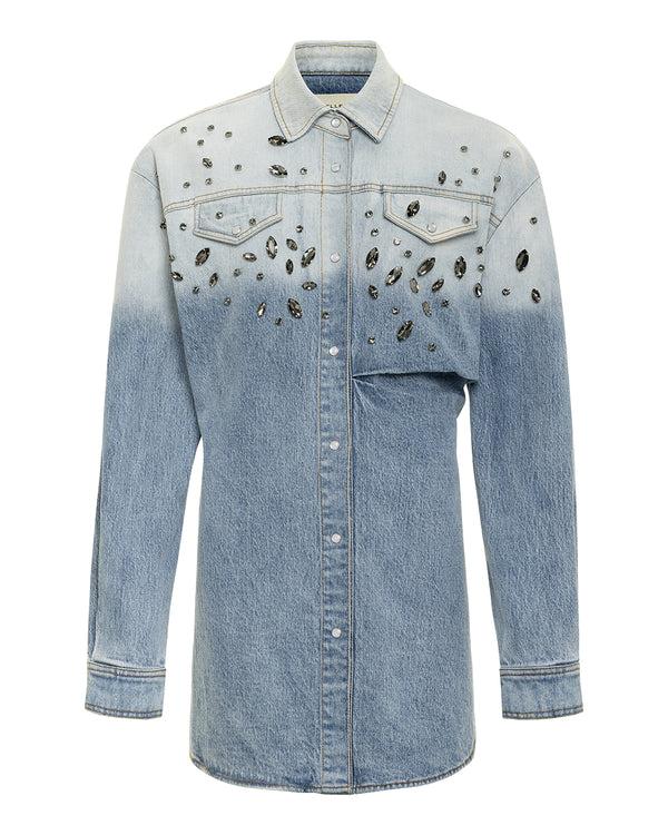 hellessy Lysa Shirt Dress Gradient Wash