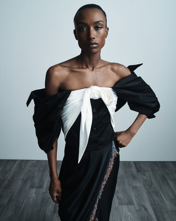 hellessy Magda Bustier Black