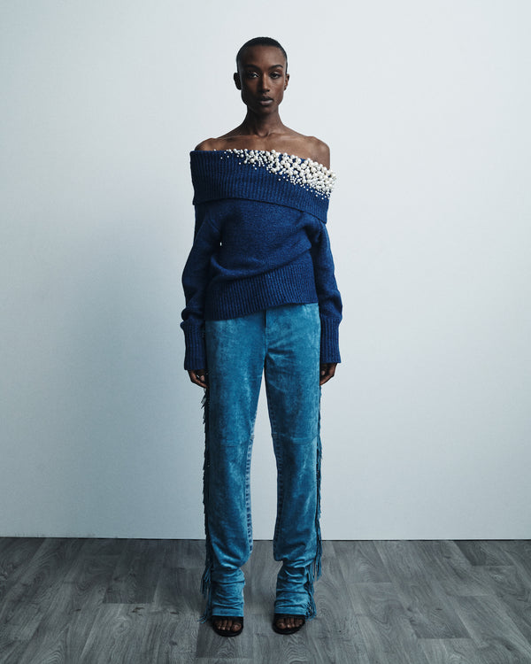 Hellessy Morgan Sweater Indigo