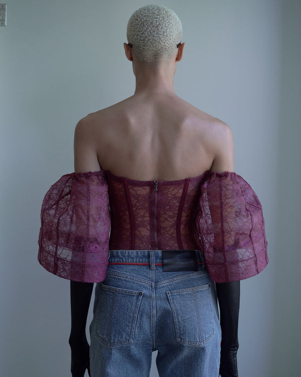 Hellessy Morrison Bustier Bordeuax