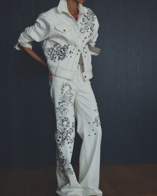 Hellessy Moss Jeans White