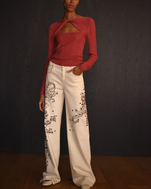 Hellessy Moss Jeans White