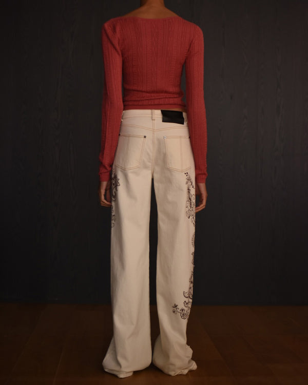 Hellessy Moss Jeans White