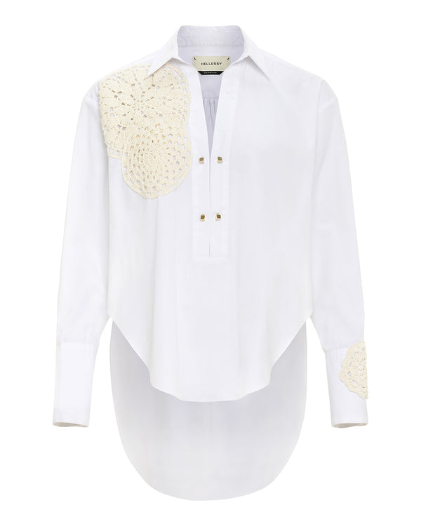 hellessy Myles Shirt Ecru and White