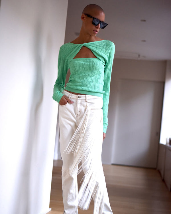 Hellessy Nate Sweater Peppermint