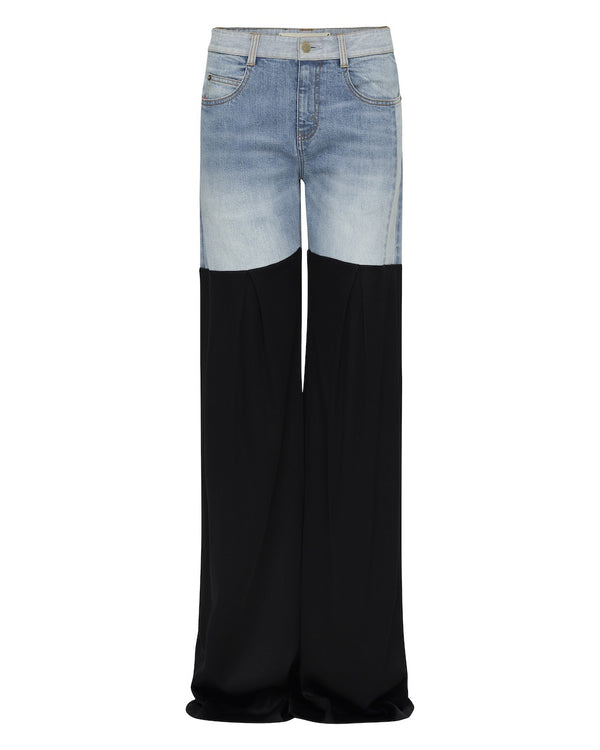 hellessy Neville Jeans Medium Wash and Black