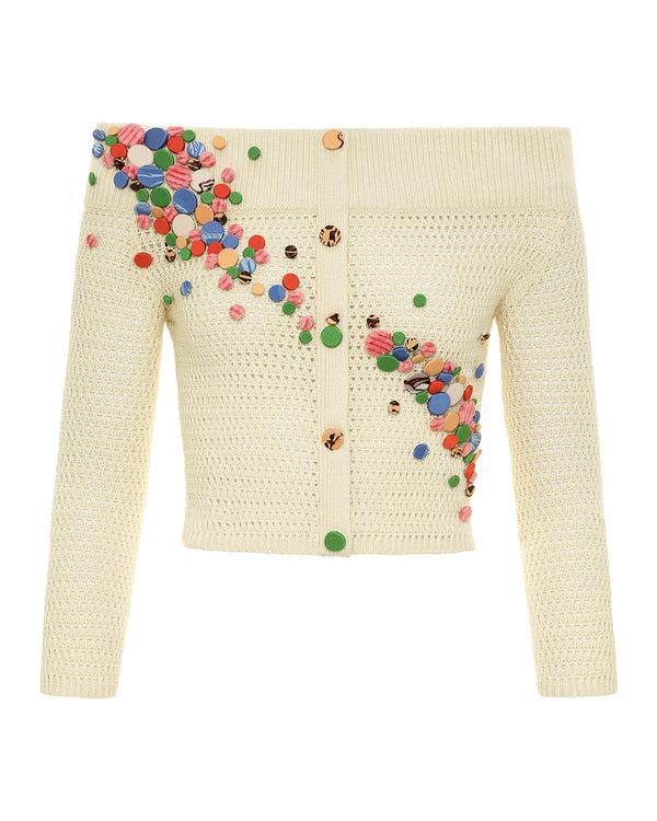 Hellessy Nomia Knit Ecru