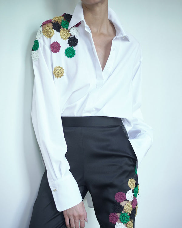 Hellessy Oren Shirt White