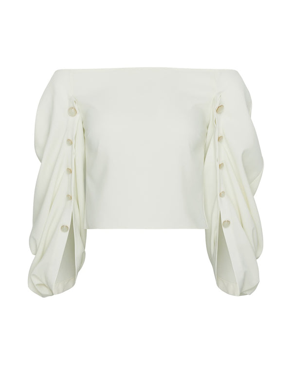 hellessy Orsay Blouse Ivory