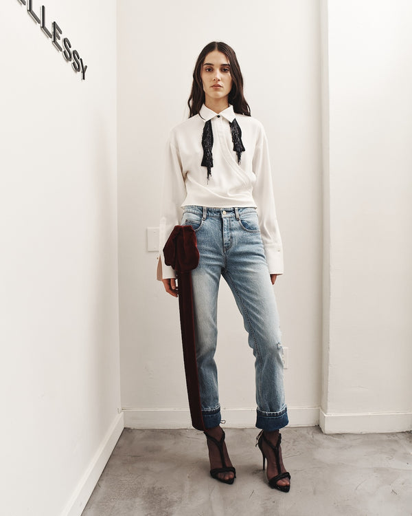 Hellessy Reva Blouse Ivory