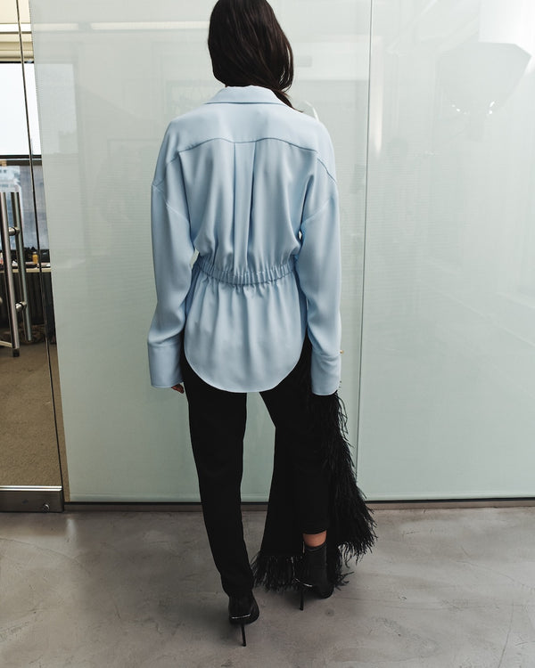Hellessy Reva Blouse Sky Blue