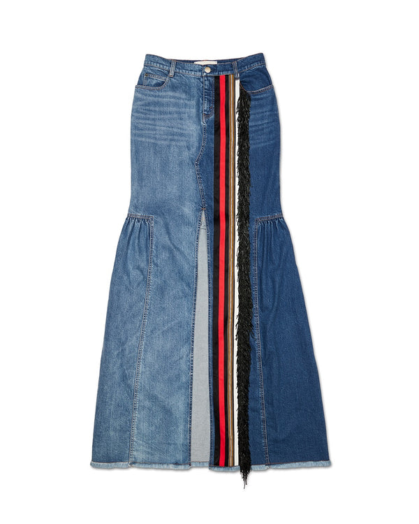 hellessy Sekiko Skirt Medium Wash