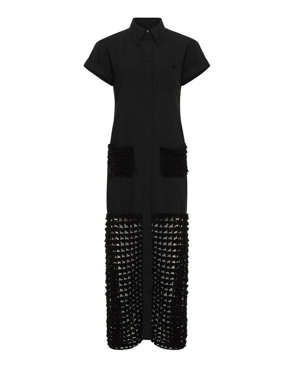 hellessy Sidney Shirt Dress Black