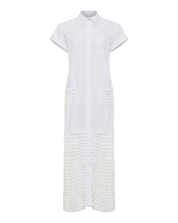 hellessy Sidney Shirt Dress White