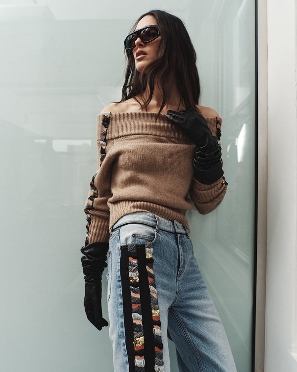 hellessy Trevor Sweater Camel