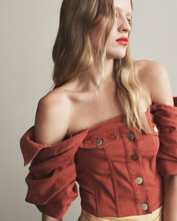 hellessy Virginie Bustier Brick