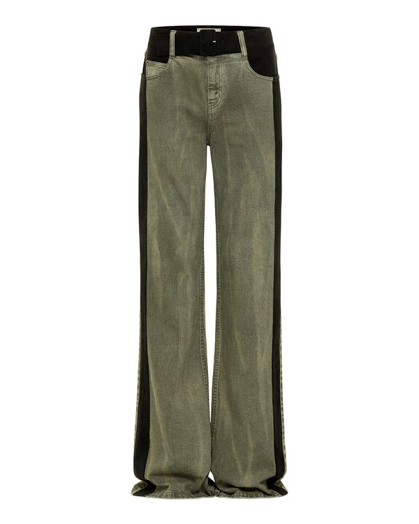 hellessy Walter Jeans Distressed Olive