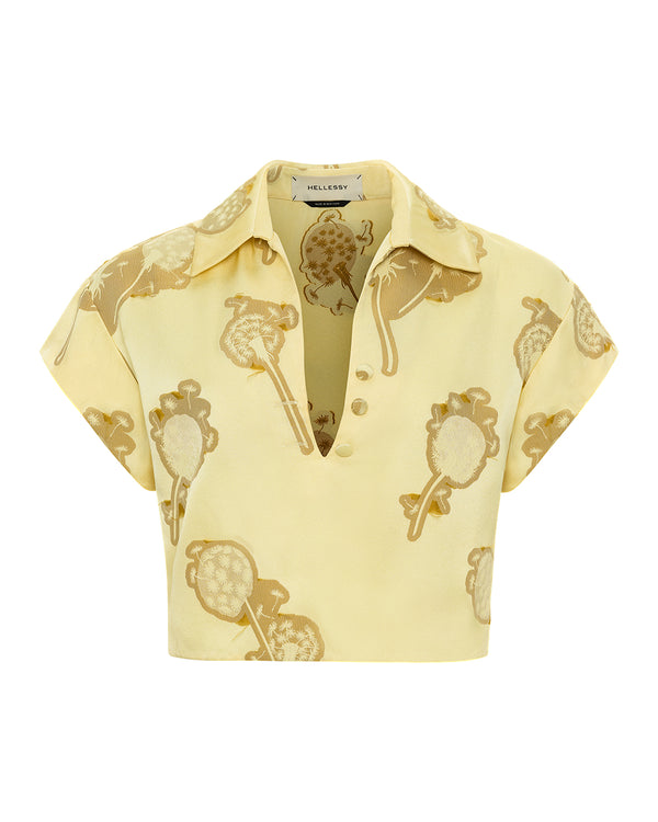hellessy Warren Blouse Buttercup Fil Coupé