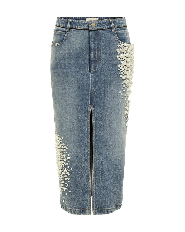 hellessy Yvon Skirt Medium Wash