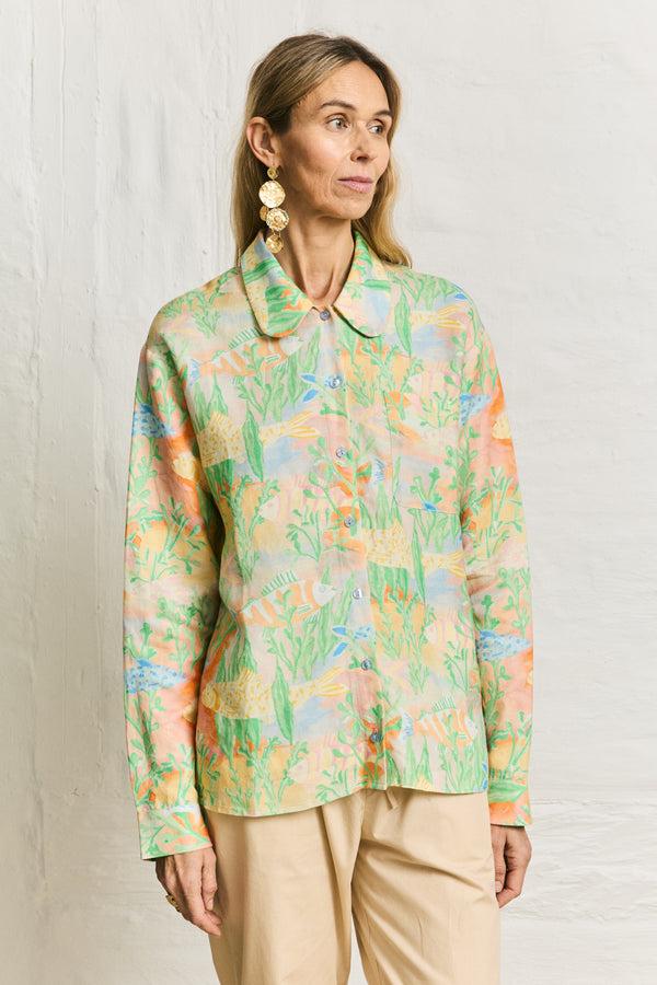 helmstedt ALETA LONGSLEEVE SHIRT - Under the Sea
