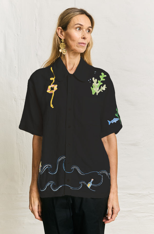 Helmstedt ALETA SHIRT - Black