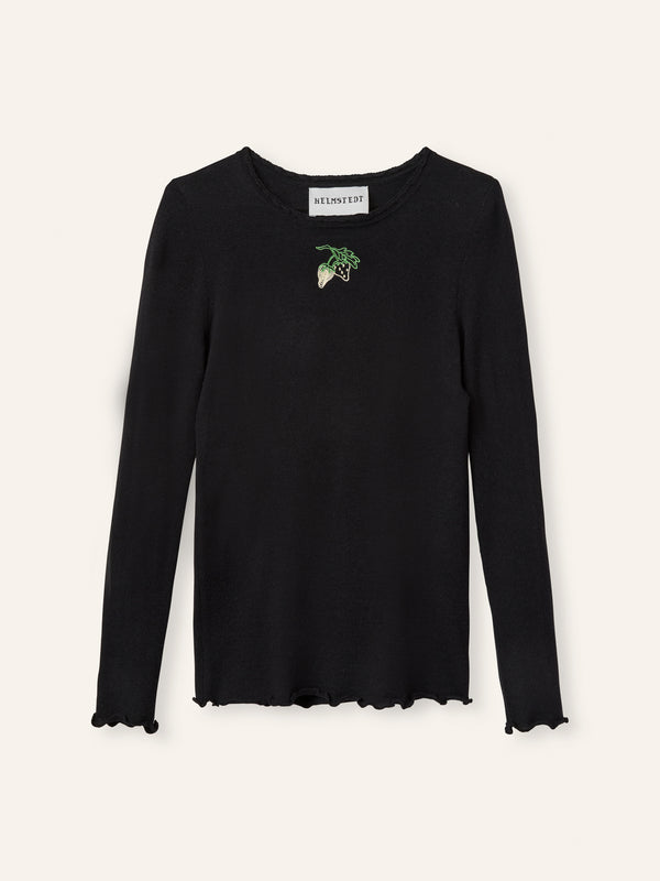Helmstedt Andrea Longsleeve T-shirt - Black Beauty