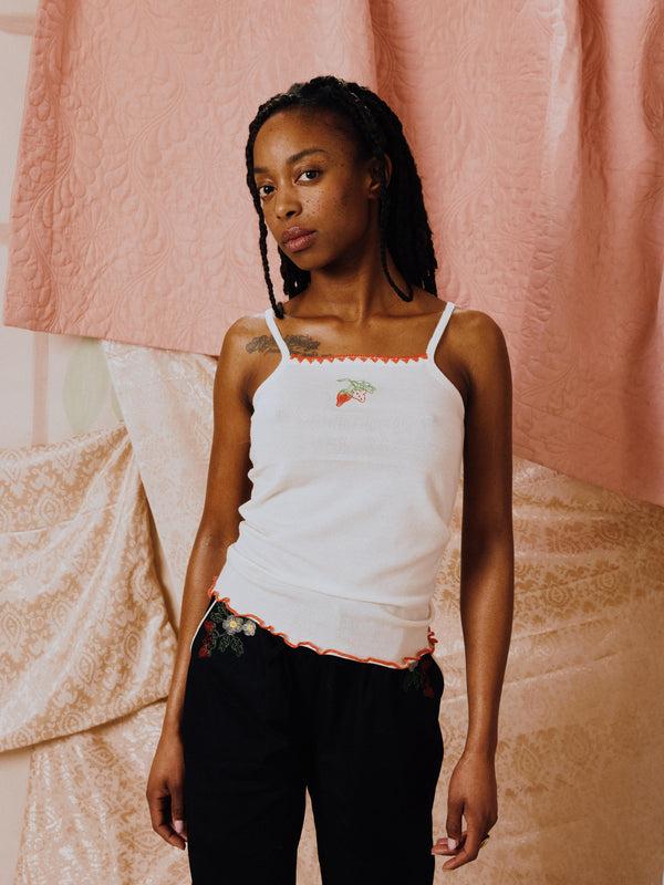 helmstedt Andrea Strap Top - Buttercream