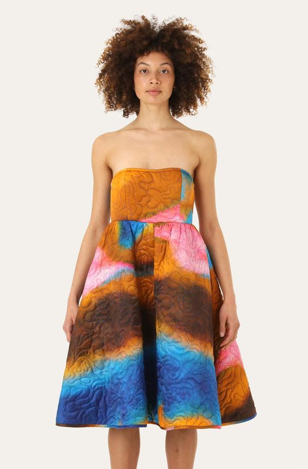 Helmstedt ANNA DRESS - Blue Moss