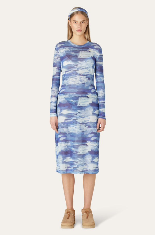 Helmstedt JULIA MESH DRESS - Winter Clouds