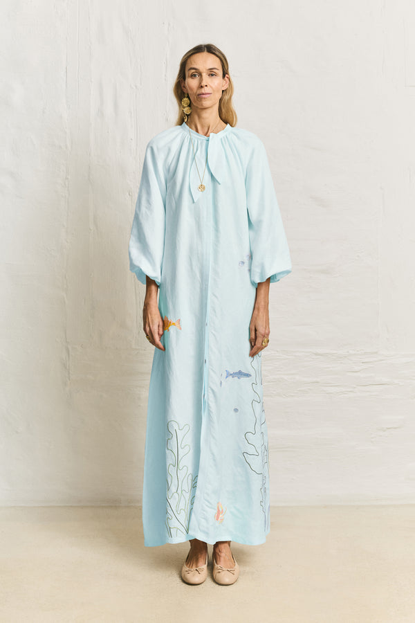 Helmstedt MOMO DRESS - Light Blue