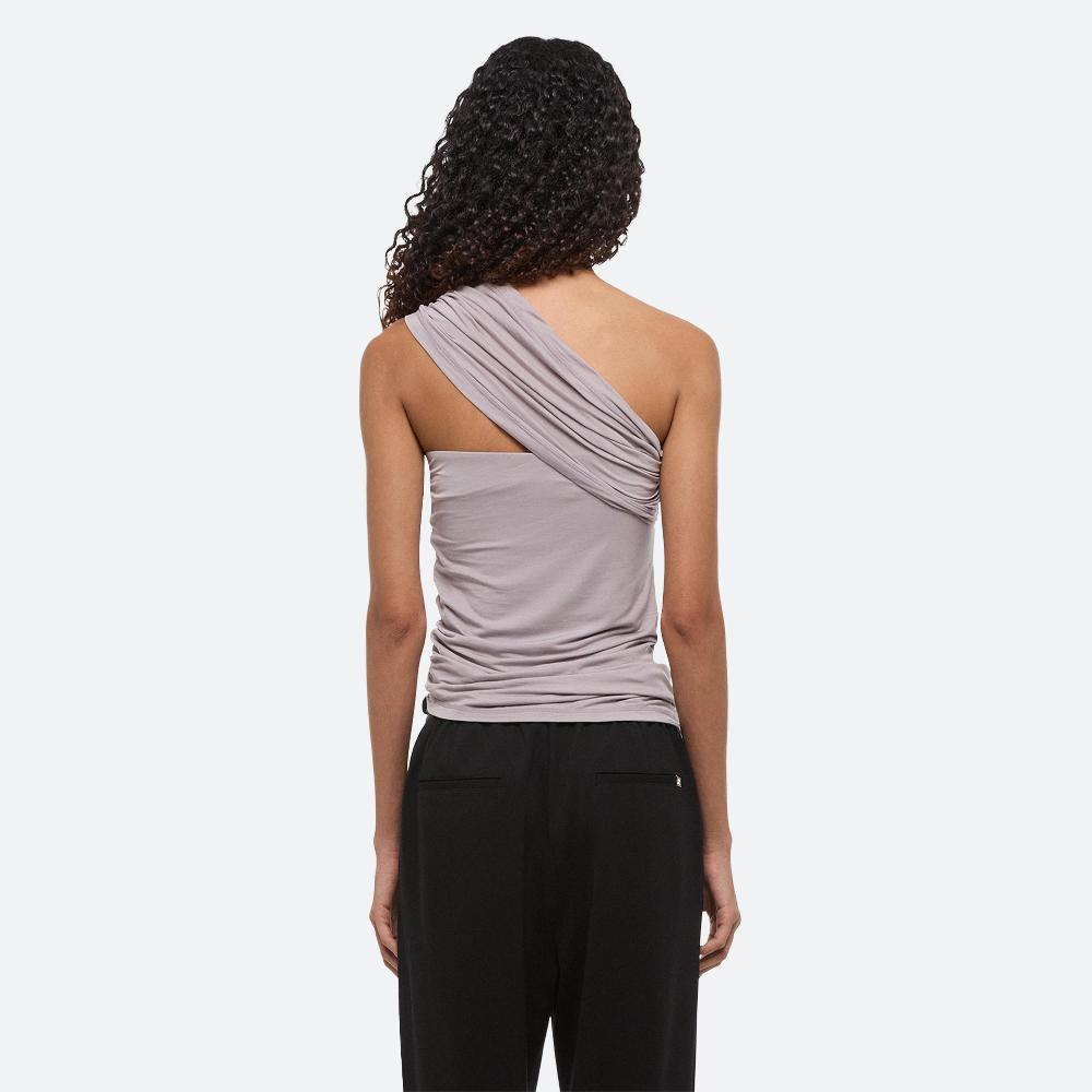 Helmut Lang Asymmetrical Protection Top Grey Lavender