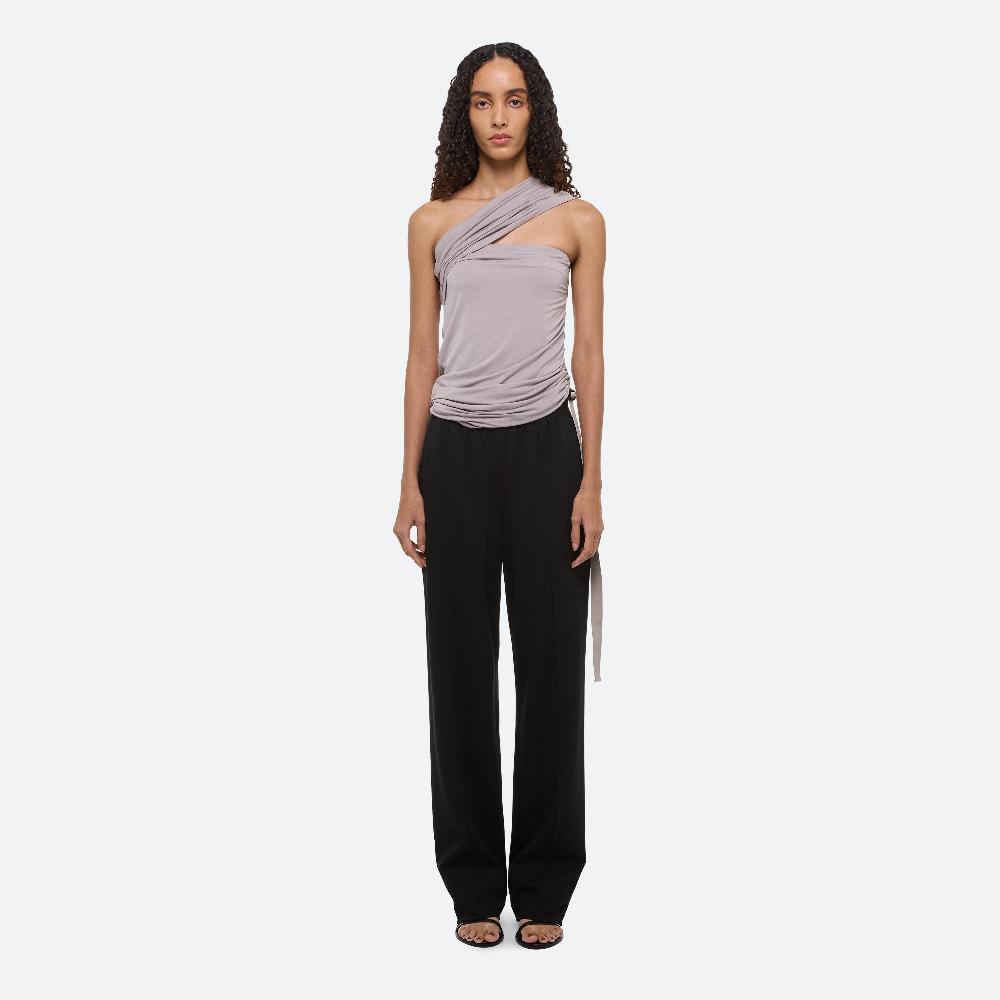 helmut lang Asymmetrical Protection Top grey lavender