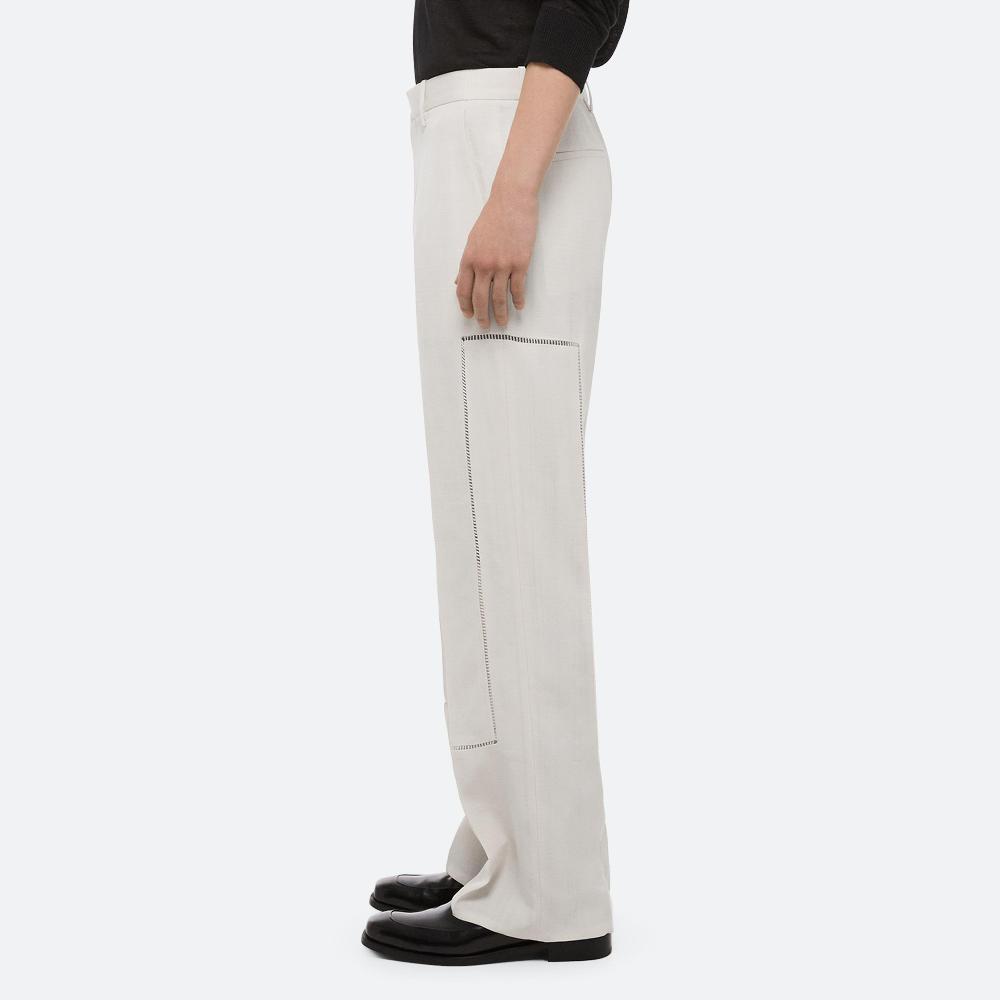 Helmut Lang Border Carpenter Trousers Antique White