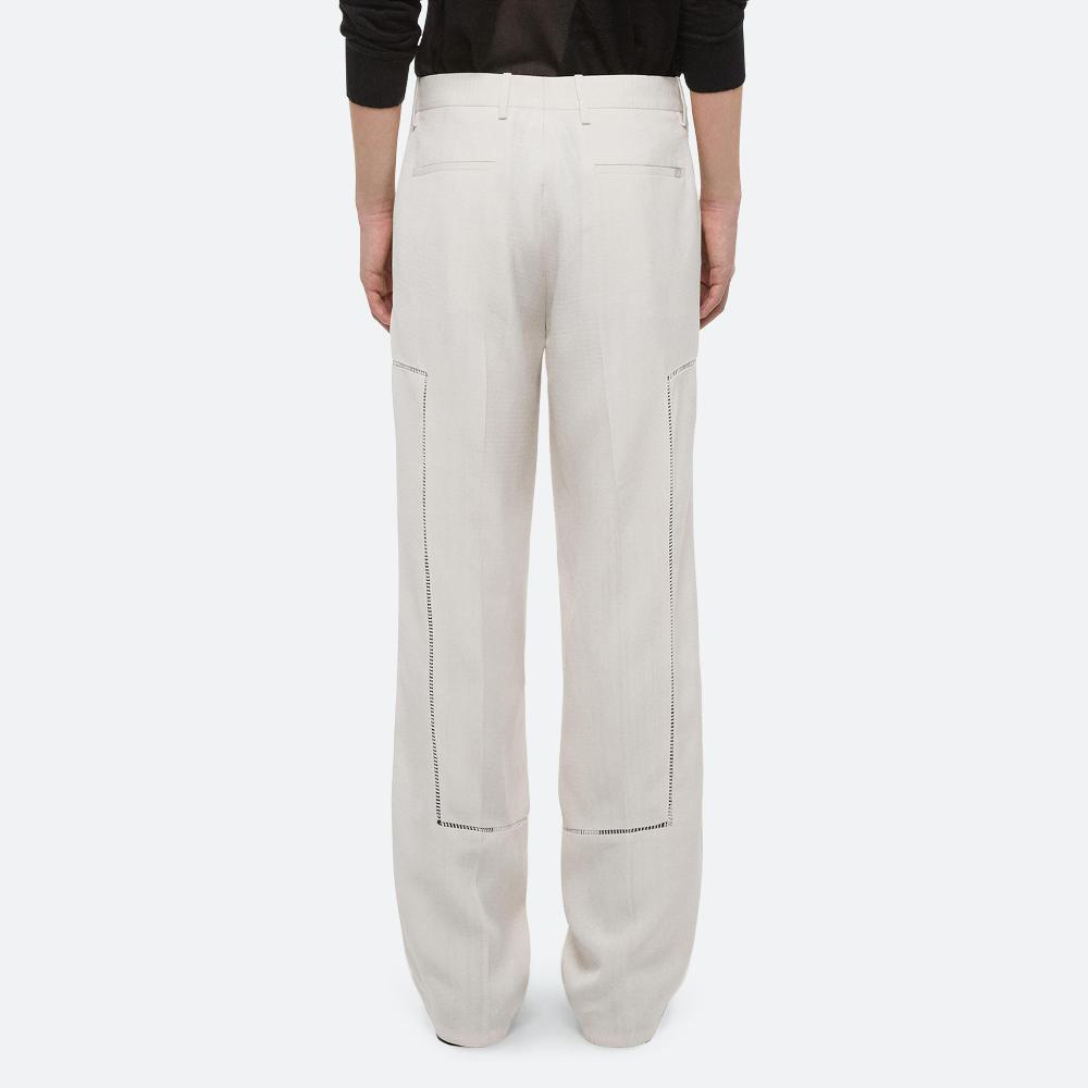 Helmut Lang Border Carpenter Trousers Antique White