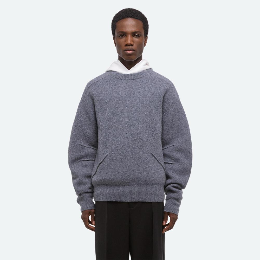 Helmut Lang Apex Block Sweater Med Grey